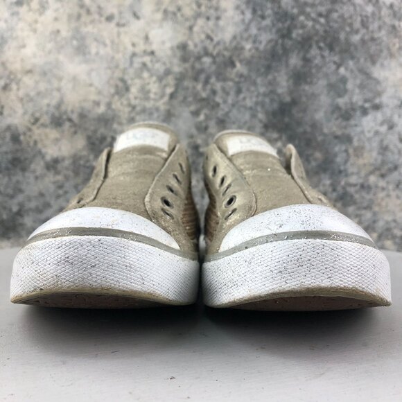 UGG Women's Size 8 Laela Sparkles Gold Closed Toe Slip On Low Top Shoes Sneakers - Picture 2 of 15